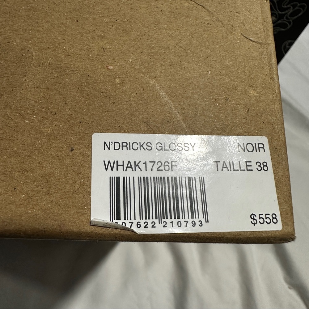 NEW in BOX ZADIG & VOLTAIRE Black N’Dricks Glossy Ankle Boots reg $558 Sz 38 - Picture 15 of 15
